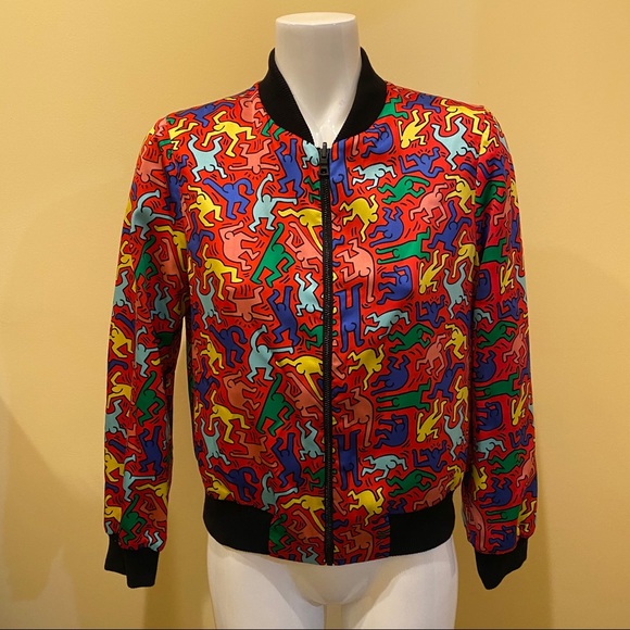 🎀SOLD🎀Alice Olivia Keith Haring Lonnie Jacket - Picture 7 of 10